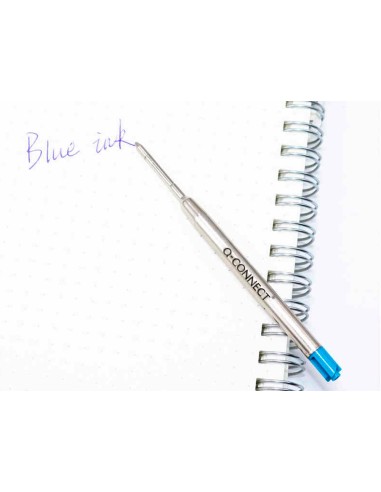 CI | Recambio boligrafo q-connect tipo parker azul