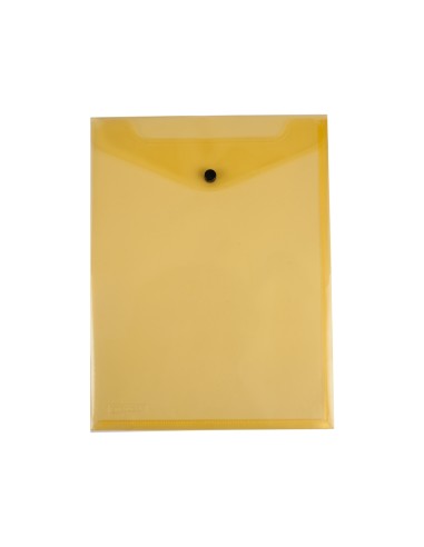 CI | Carpeta liderpapel dossier broche polipropileno din a4 formato vertical amarilla transparente 50 hojas