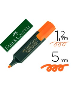 CI | Rotulador faber fluorescente 48-15 naranja