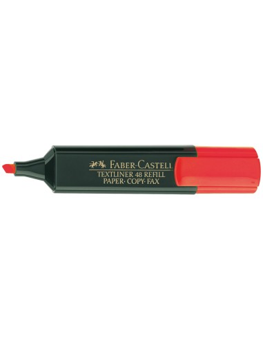 CI | Rotulador faber fluorescente 48-21 rojo