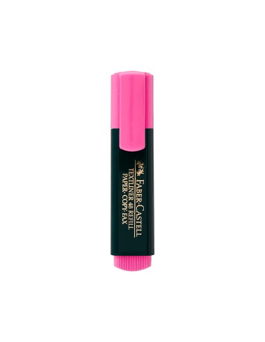 CI | Rotulador faber fluorescente 48-28 rosa