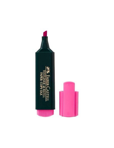 CI | Rotulador faber fluorescente 48-28 rosa