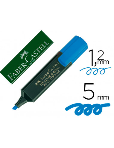 CI | Rotulador faber fluorescente 48-51 azul