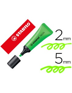 CI | Rotulador stabilo fluorescente 72 verde neon