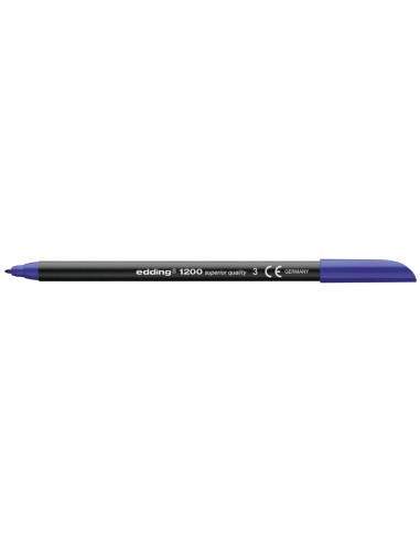 CI | Rotulador edding punta fibra 1200 azul n.3 -punta redonda 0.5 mm