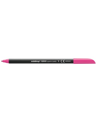 CI | Rotulador edding punta fibra 1200 rosa n.9 -punta redonda 0.5 mm