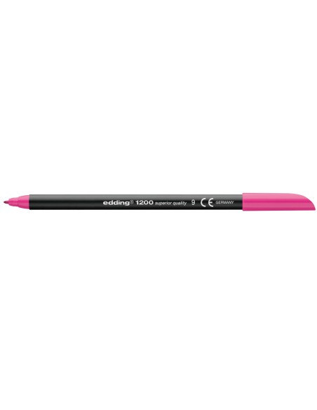 CI | Rotulador edding punta fibra 1200 rosa n.9 -punta redonda 0.5 mm