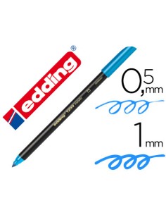 CI | Rotulador edding punta fibra 1200 azul claro n.10...