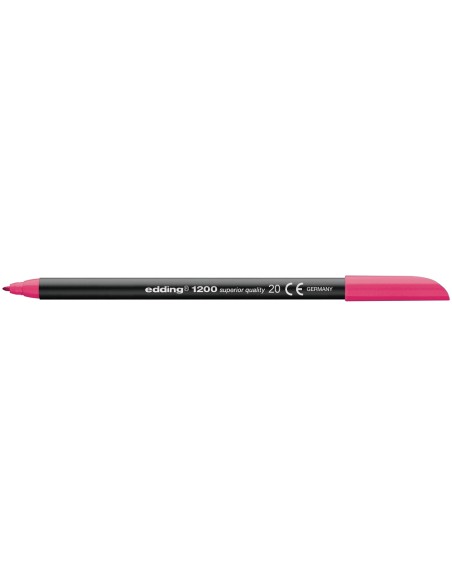 CI | Rotulador edding punta fibra 1200 magenta n.20 -punta redonda 0.5 mm