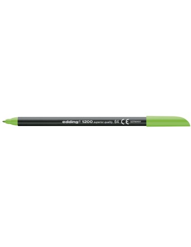CI | Rotulador edding punta fibra 1200 verde neon n.64 punta de fibra 0,5 mm