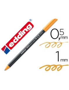 CI | Rotulador edding punta fibra 1200 naranja neon n.66...