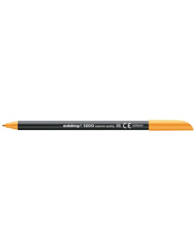 CI | Rotulador edding punta fibra 1200 naranja neon n.66 punta de fibra 0,5 mm