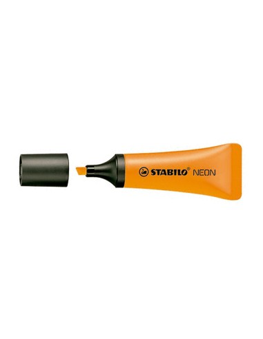CI | Rotulador stabilo fluorescente 72 naranja neon