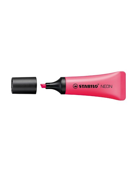CI | Rotulador stabilo fluorescente 72 rosa neon