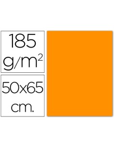 CI | Cartulina guarro naranja -50x65 cm -185 gr