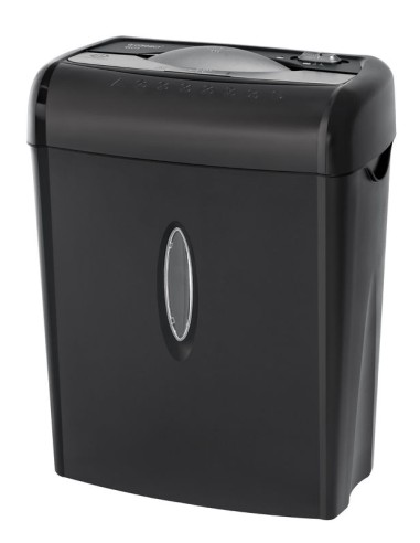 CI | Destructora de documentos q-connect kf17970 capacidad de corte 6 h destruye grapas clips y tarjetas papelera 14l