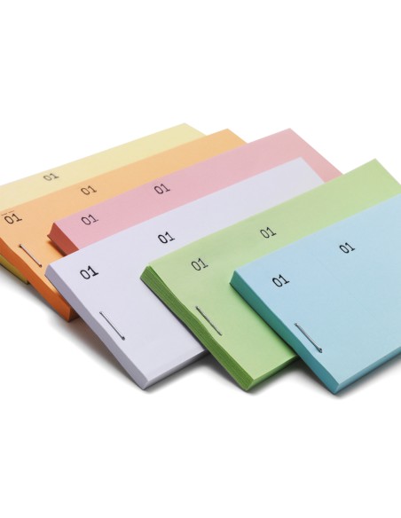 CI | Talonario liderpapel mostrador 60x145 mm tl02 blanco con matriz