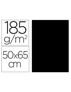 CI | Cartulina guarro negra -50x65 cm -185 gr