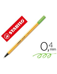 CI | Rotulador stabilo punta de fibra point 88 verde...