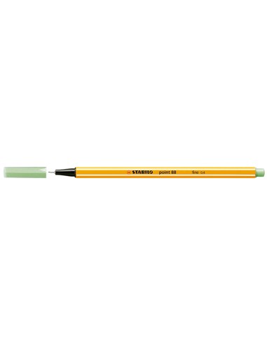CI | Rotulador stabilo punta de fibra point 88 verde hoja 0,4 mm