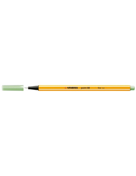 CI | Rotulador stabilo punta de fibra point 88 verde hoja 0,4 mm