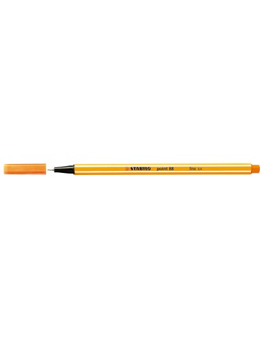 CI | Rotulador stabilo punta de fibra point 88 naranja 0,4 mm