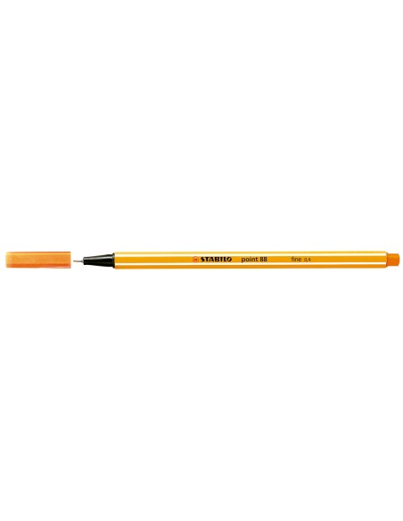 CI | Rotulador stabilo punta de fibra point 88 naranja 0,4 mm