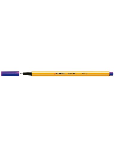 CI | Rotulador stabilo punta de fibra point 88 violeta 0,4 mm