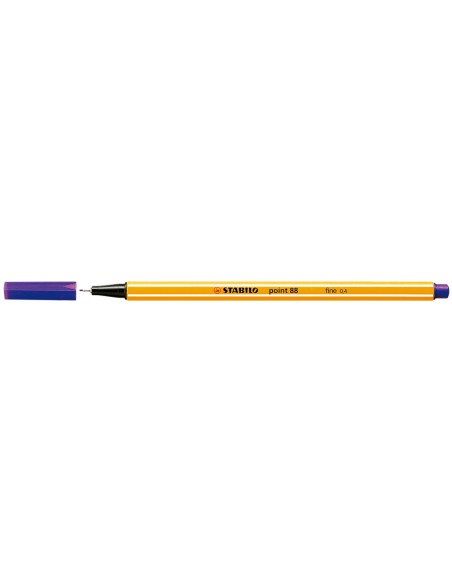 CI | Rotulador stabilo punta de fibra point 88 violeta 0,4 mm