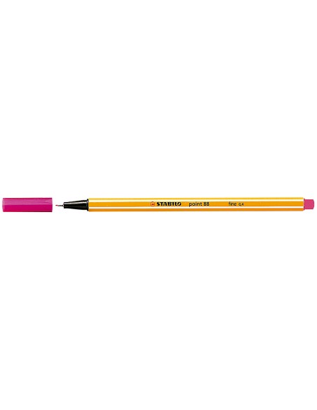 CI | Rotulador stabilo punta de fibra point 88 rosa 0,4 mm