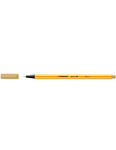 CI | Rotulador stabilo punta de fibra point 88 ocre oscuro 0,4 mm
