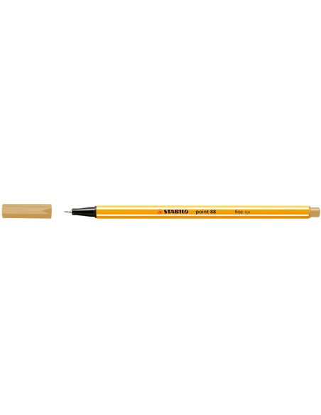 CI | Rotulador stabilo punta de fibra point 88 ocre oscuro 0,4 mm
