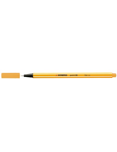 CI | Rotulador stabilo punta de fibra point 88 albaricoque 0,4 mm