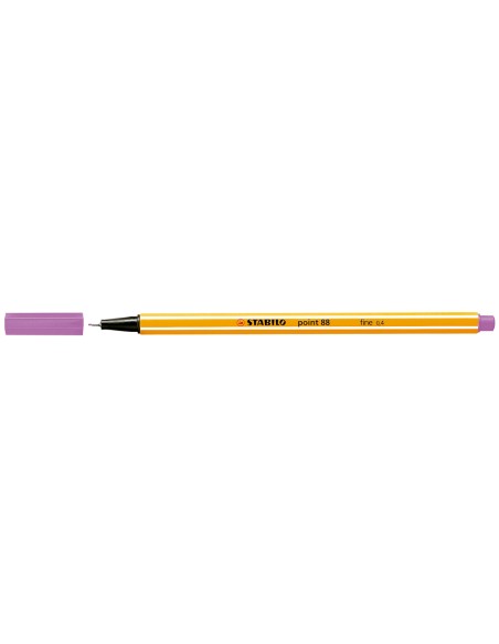 CI | Rotulador stabilo punta de fibra point 88 lila claro 0.4 mm