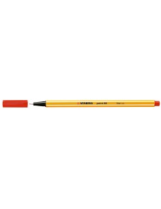 CI | Rotulador stabilo punta de fibra point 88 rojo 0,4 mm 2