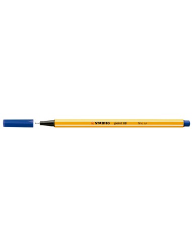CI | Rotulador stabilo punta de fibra point 88 azul oscuro 0,4 mm