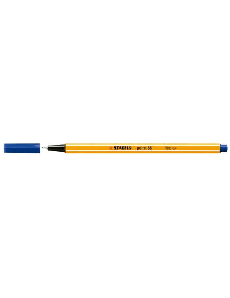 CI | Rotulador stabilo punta de fibra point 88 azul oscuro 0,4 mm