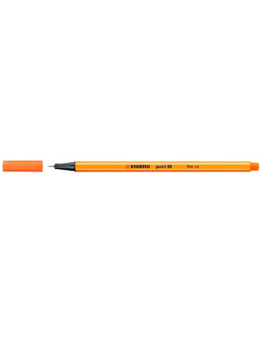 CI | Rotulador stabilo punta de fibra point 88 bermellon palido 0,4 mm