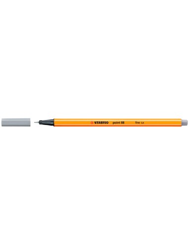 CI | Rotulador stabilo punta de fibra point 88 gris azulado claro 0,4 mm