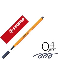 CI | Rotulador stabilo punta de fibra point 88 gris...