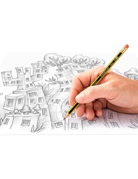 CI | Lapices de grafito staedtler noris con goma unidad