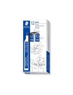 CI | Minas staedtler grafito 0,5 mm hb polo 257 tubo con... 2