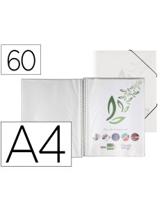 CI | Carpeta liderpapel escaparate con espiral 60 fundas...
