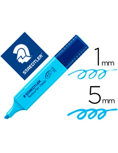 CI | Rotulador staedtler textsurfer classic 364 fluorescente azul