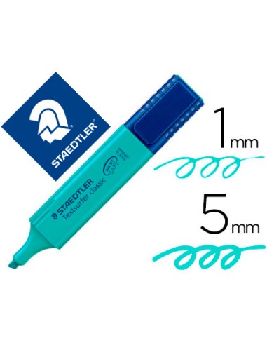 CI | Rotulador staedtler textsurfer classic 364 fluorescente turquesa