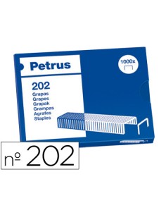 CI | Grapas petrus bambina nº 202 -caja de 1000 grapas
