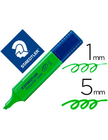 CI | Rotulador staedtler textsurfer classic 364 fluorescente verde