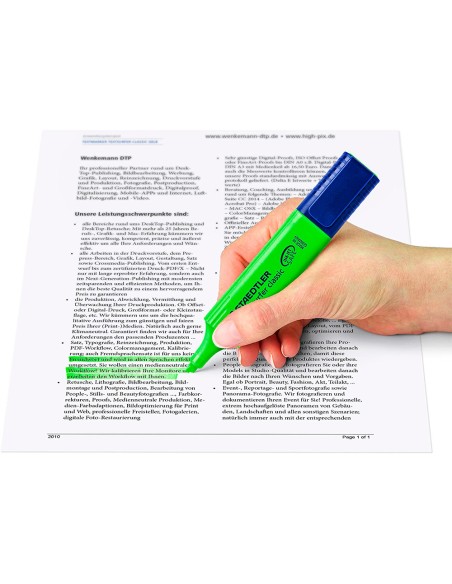 CI | Rotulador staedtler textsurfer classic 364 fluorescente verde