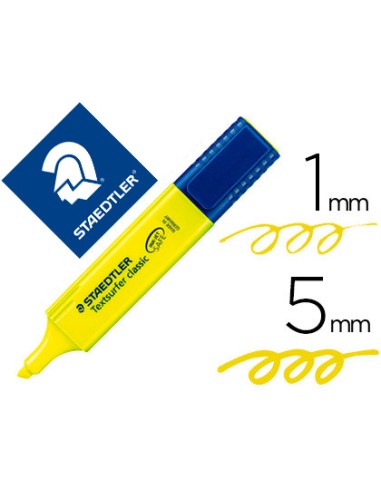 CI | Rotulador staedtler textsurfer classic 364 fluorescente amarillo