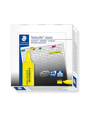 CI | Rotulador staedtler textsurfer classic 364 fluorescente amarillo